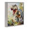 Stupell Industries Enchanting T-Rex Roar Framed Giclee, design by Creative Studio